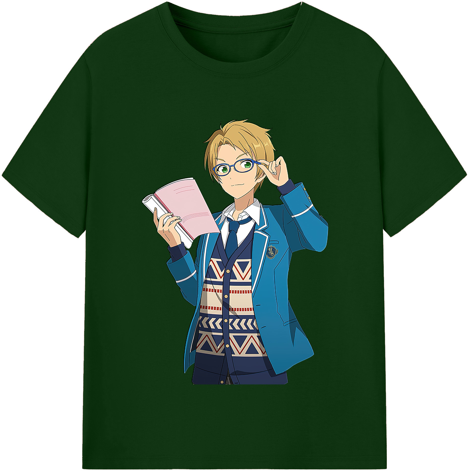 （画像用） あんさんぶるスターズ! Ensemble Stars 綿100％半袖Tシャツ（フロントプリント）